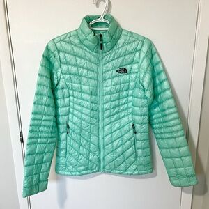 The North Face Thermoball Light Puffer Jacket Mint Green size XSmall